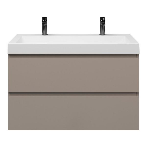 Gisella badmeubel 100 cm taupe