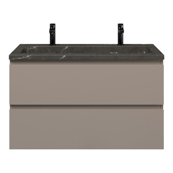 Gisella badmeubel 100 cm taupe