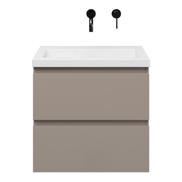 Secca badmeubel 60 cm taupe