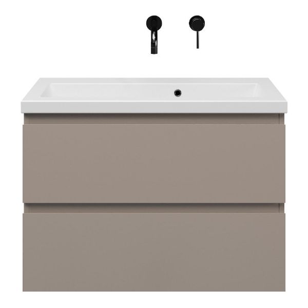 Secca badmeubel 80 cm taupe