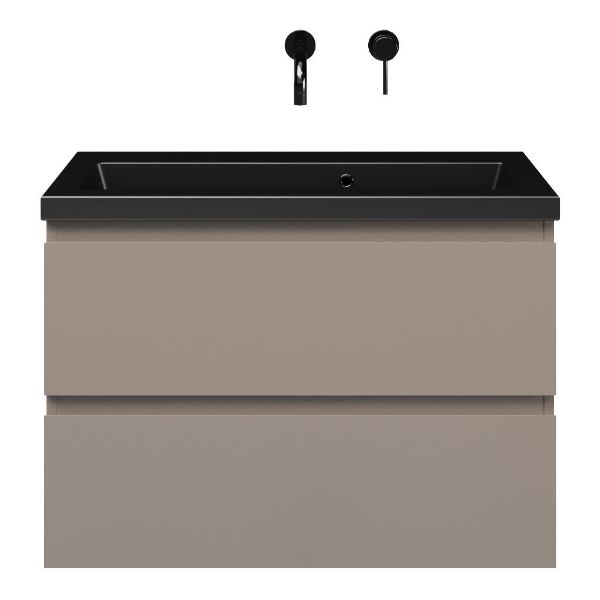 Secca badmeubel 80 cm taupe
