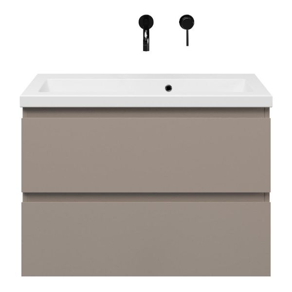 Secca badmeubel 80 cm taupe