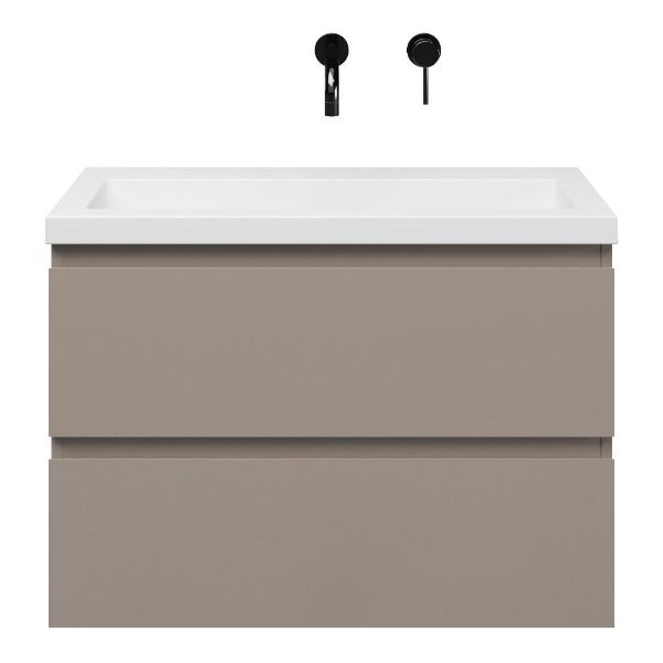 Secca badmeubel 80 cm taupe