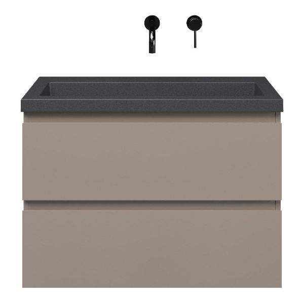 Secca badmeubel 80 cm taupe