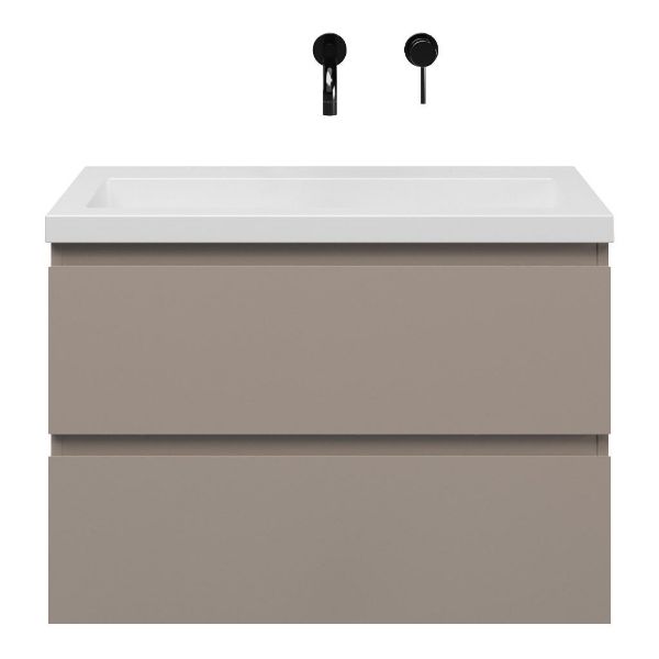 Secca badmeubel 80 cm taupe