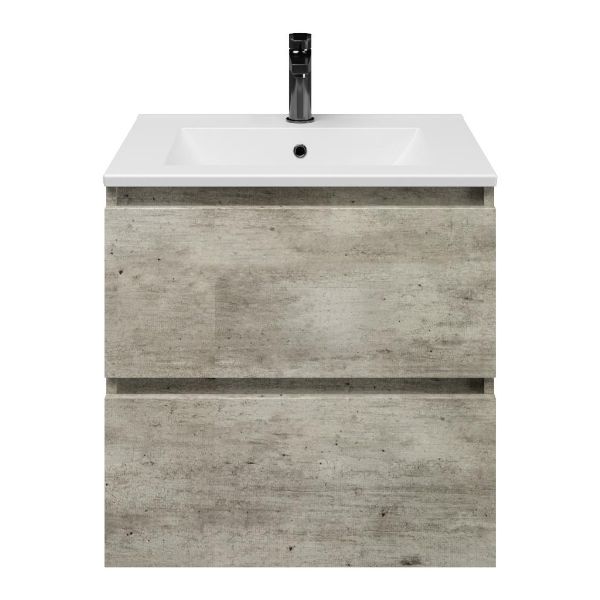 Elena badmeubel 60 cm steigerhout licht grijs