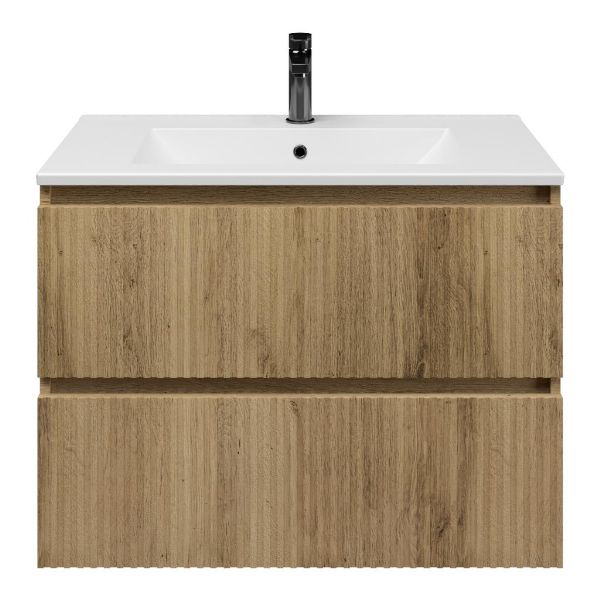 Silvan badmeubel 80 cm warm eiken