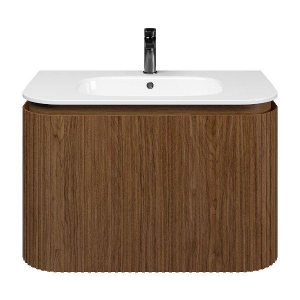 Avelino badmeubel 80 cm warm noten