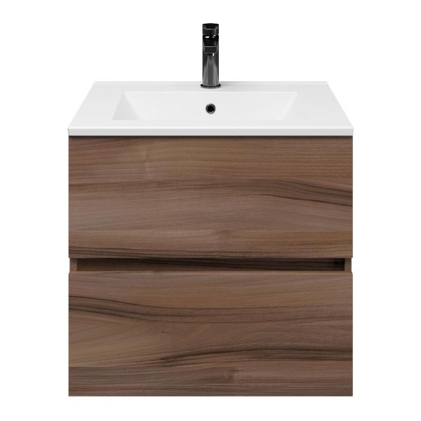 Eliza badmeubel 60 cm robuust noten