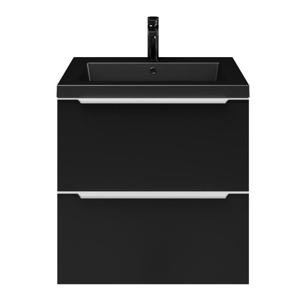 Lucilla badmeubel 60 cm mat zwart