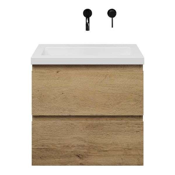 Secca badmeubel 60 cm warm eiken