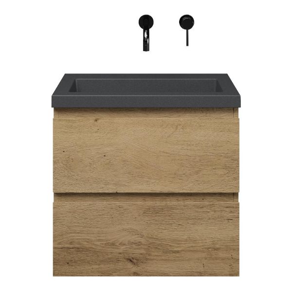 Secca badmeubel 60 cm warm eiken