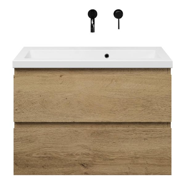 Secca badmeubel 80 cm warm eiken