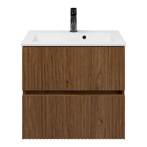 Mezzo badmeubel 60 cm warm noten