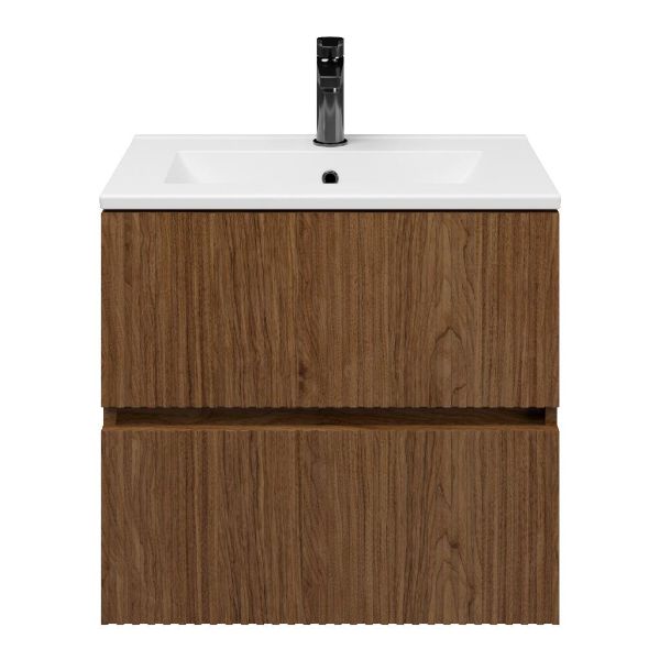 Mezzo badmeubel 60 cm warm noten