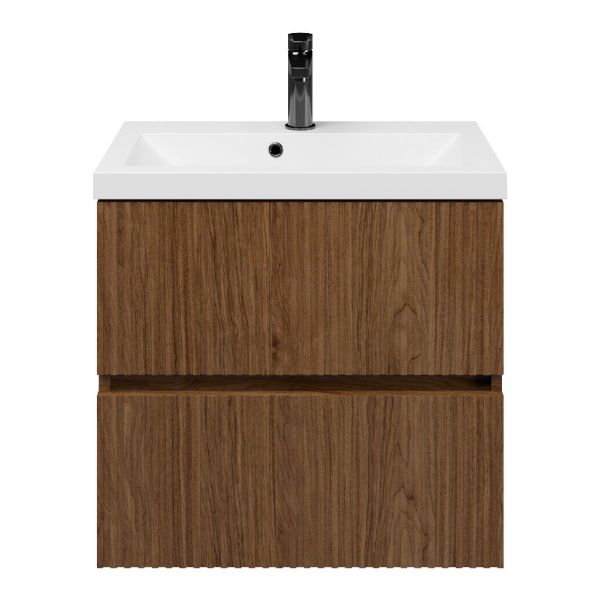 Mezzo badmeubel 60 cm warm noten