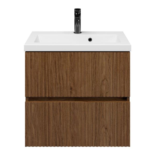 Mezzo badmeubel 60 cm warm noten