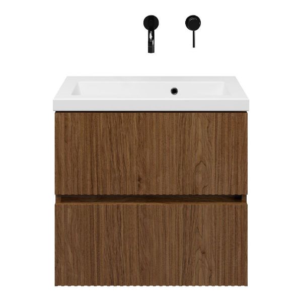 Mezzo badmeubel 60 cm warm noten
