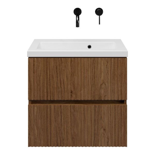 Mezzo badmeubel 60 cm warm noten