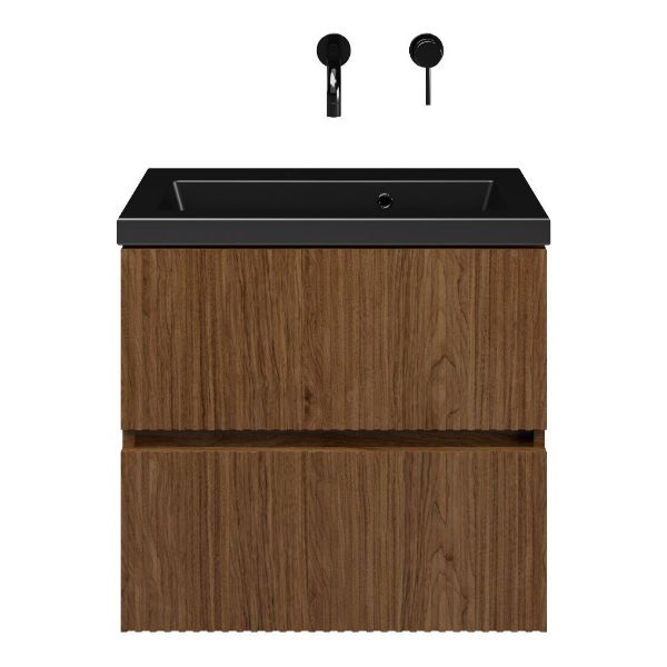 Mezzo badmeubel 60 cm warm noten