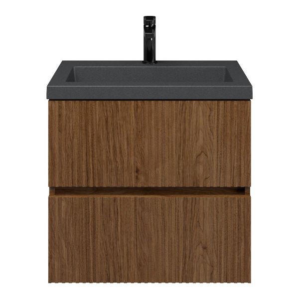 Mezzo badmeubel 60 cm warm noten