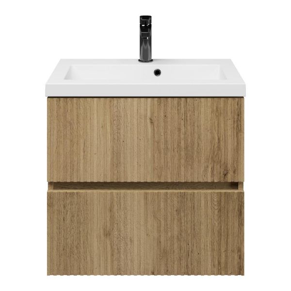Mezzo badmeubel 60 cm warm eiken