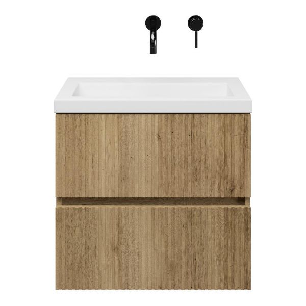 Mezzo badmeubel 60 cm warm eiken