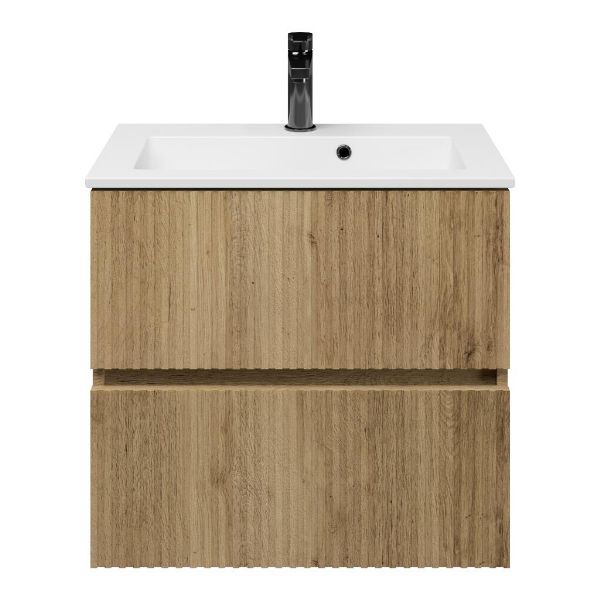 Mezzo badmeubel 60 cm warm eiken