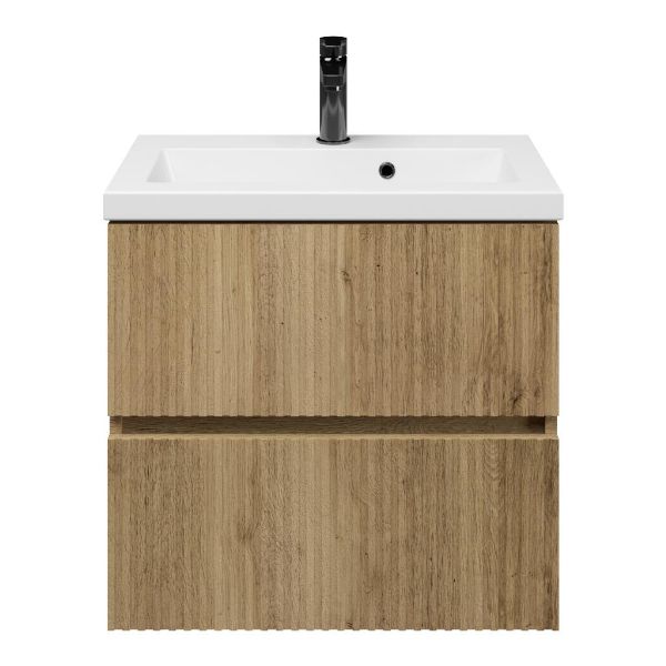Mezzo badmeubel 60 cm warm eiken