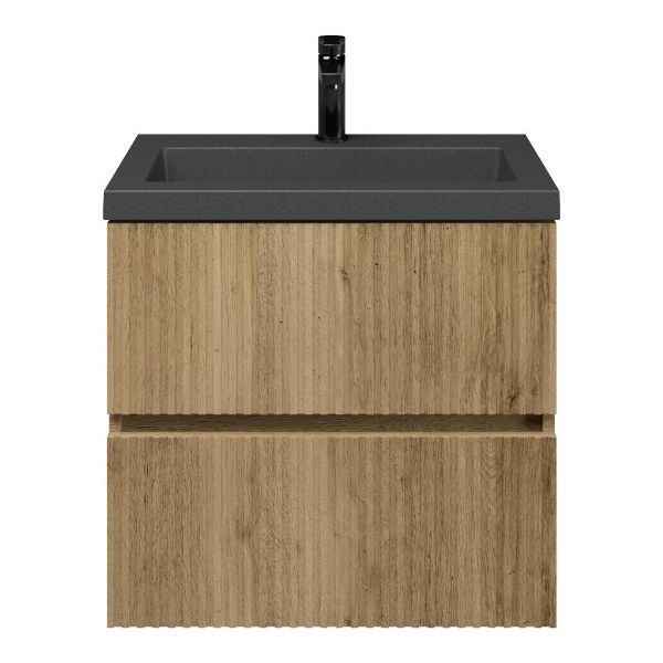 Mezzo badmeubel 60 cm warm eiken