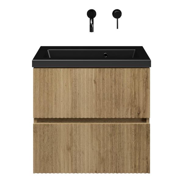 Mezzo badmeubel 60 cm warm eiken