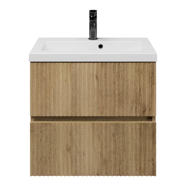 Mezzo badmeubel 60 cm warm eiken