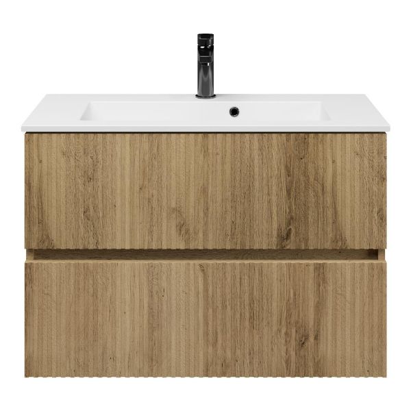 Mezzo badmeubel 80 cm warm eiken