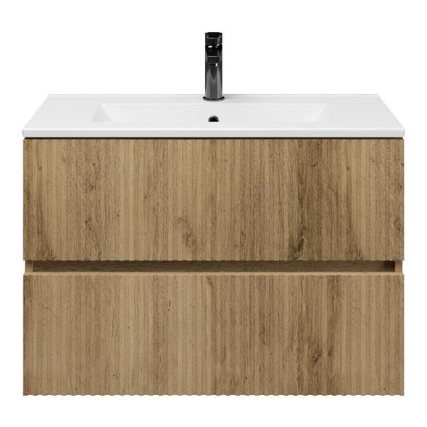 Mezzo badmeubel 80 cm warm eiken