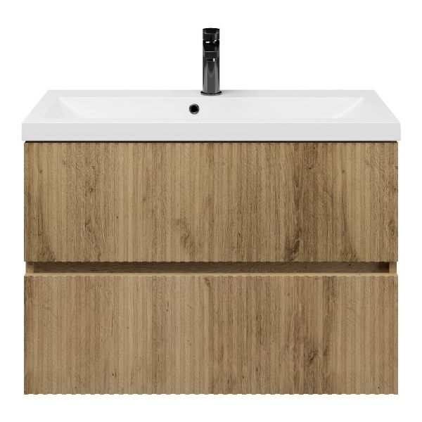 Mezzo badmeubel 80 cm warm eiken