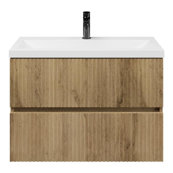Mezzo badmeubel 80 cm warm eiken