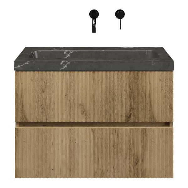 Mezzo badmeubel 80 cm natuur eiken