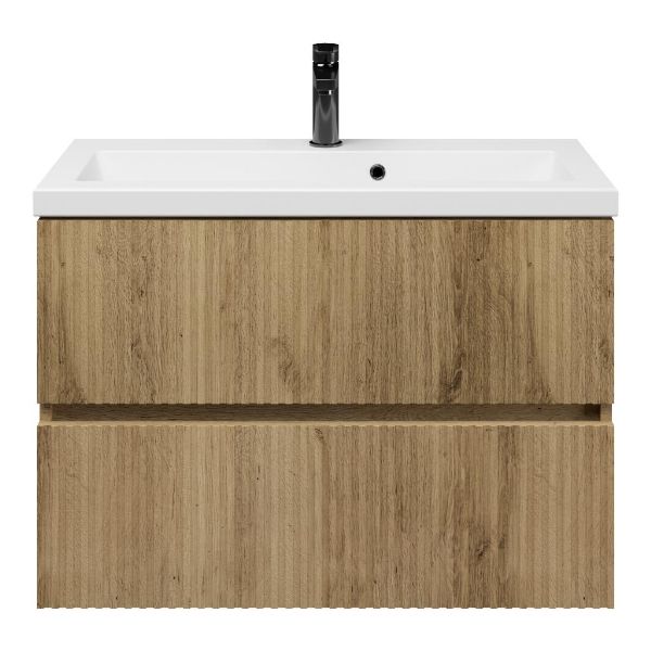 Mezzo badmeubel 80 cm warm eiken