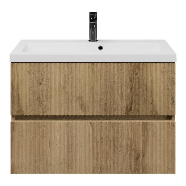 Mezzo badmeubel 80 cm warm eiken
