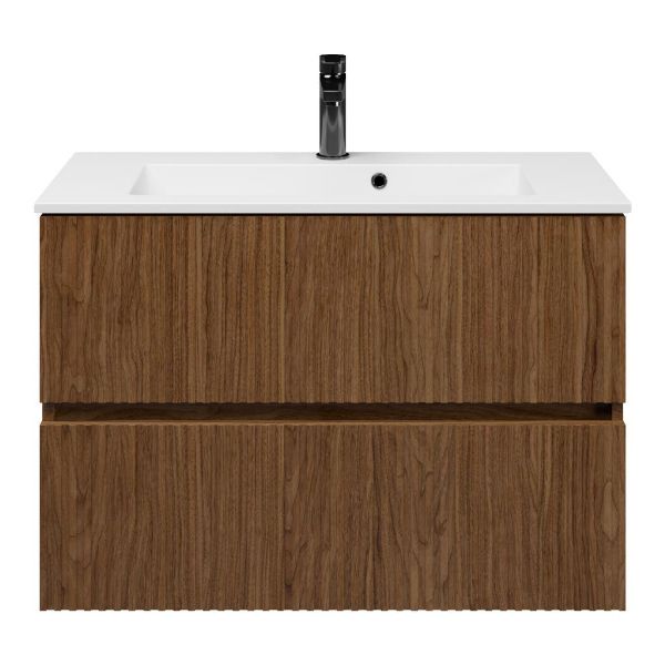 Mezzo badmeubel 80 cm warm noten