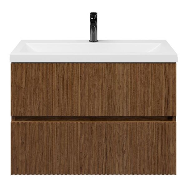 Mezzo badmeubel 80 cm warm noten
