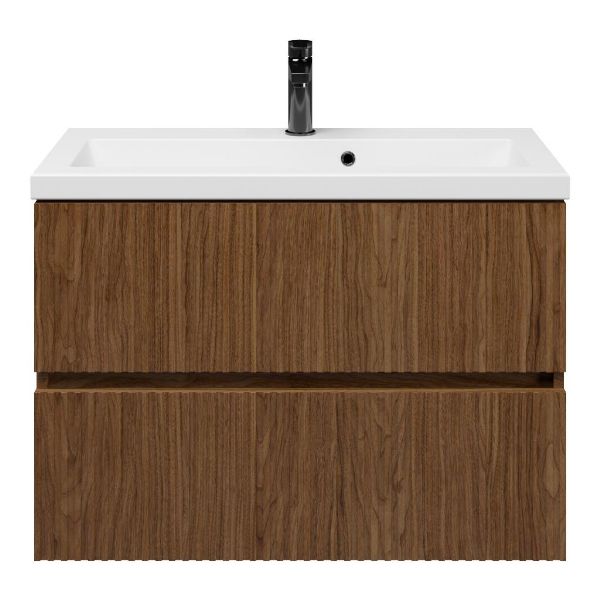 Mezzo badmeubel 80 cm warm noten