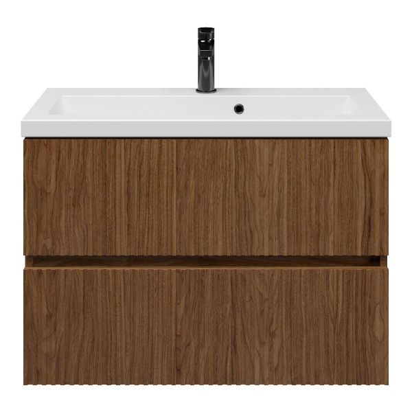 Mezzo badmeubel 80 cm warm noten