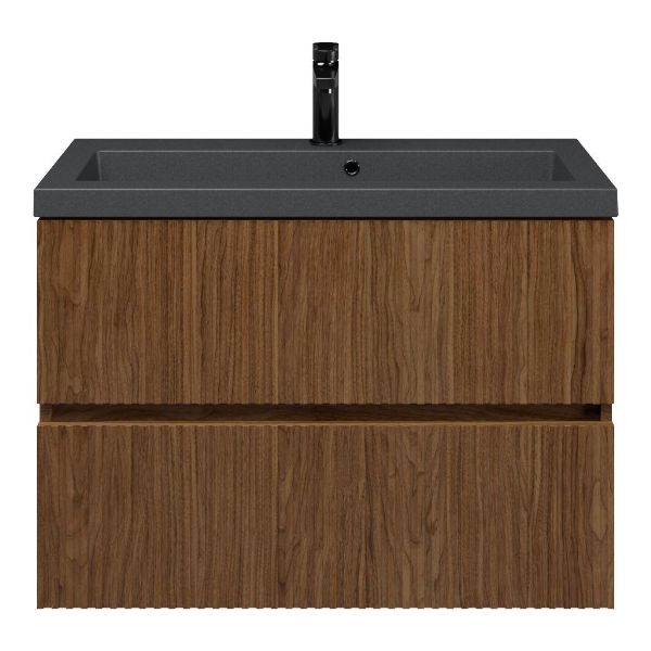 Mezzo badmeubel 80 cm warm noten