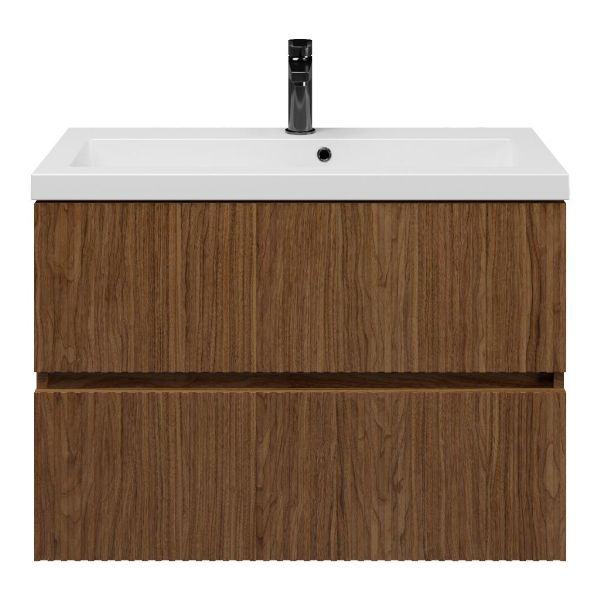 Mezzo badmeubel 80 cm warm noten