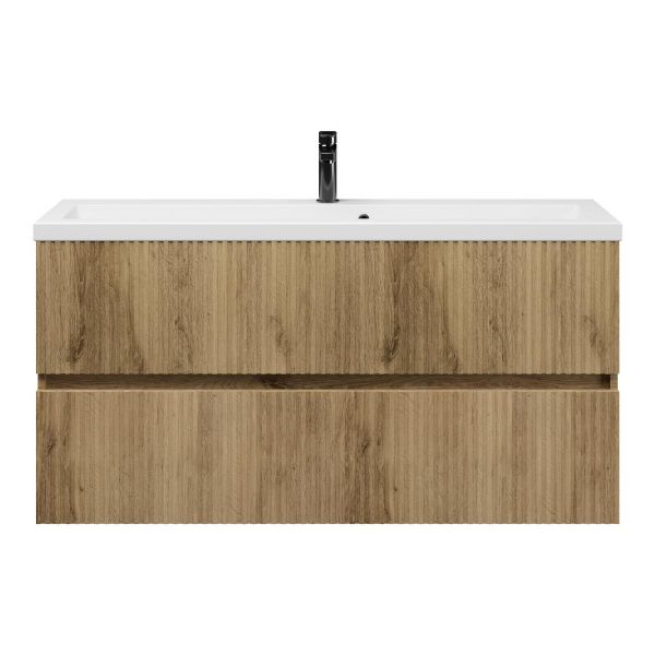 Mezzo badmeubel 120 cm warm eiken