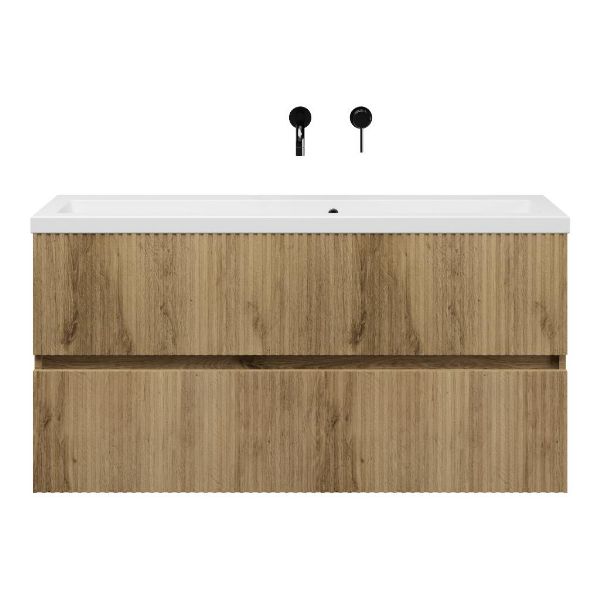 Mezzo badmeubel 120 cm warm eiken