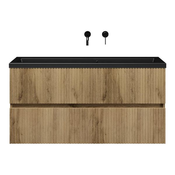 Mezzo badmeubel 120 cm warm eiken