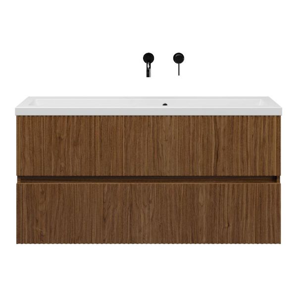 Mezzo badmeubel 120 cm warm noten