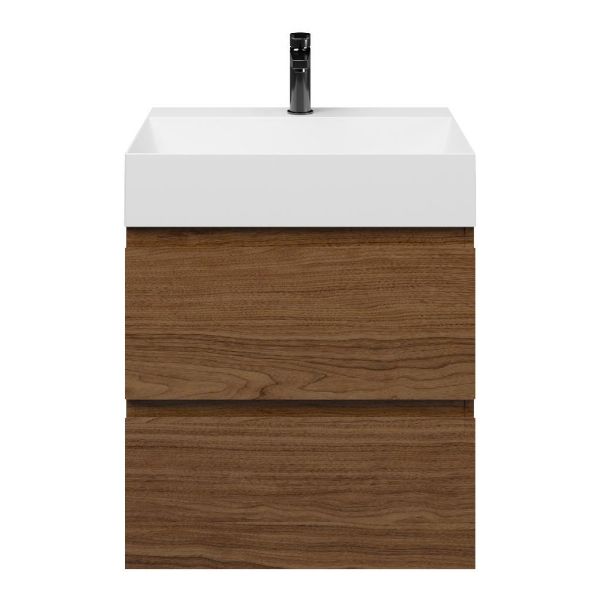 Elena badmeubel 60 cm warm noten